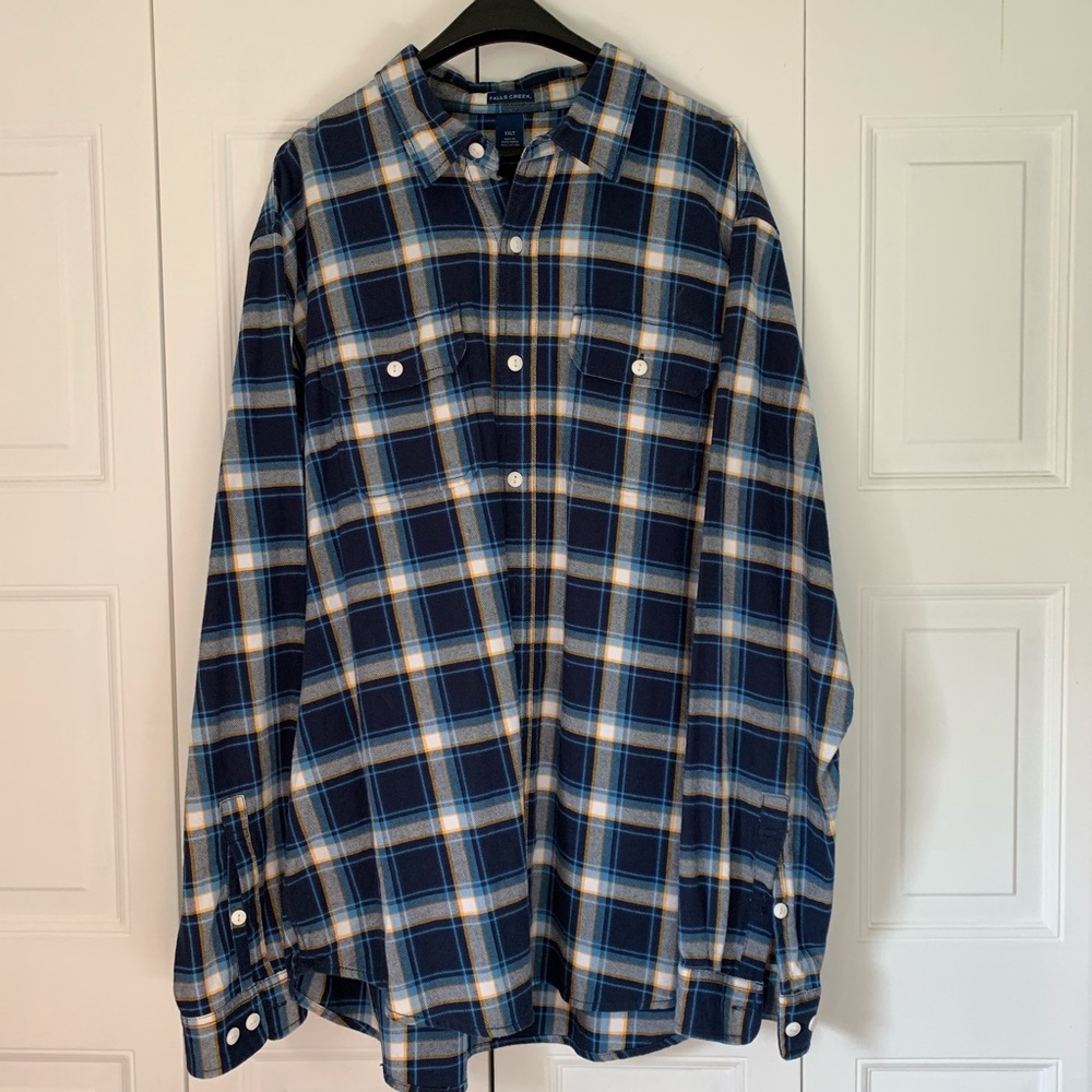 Men’s Falls Creek flannel button down 2XL Tall
